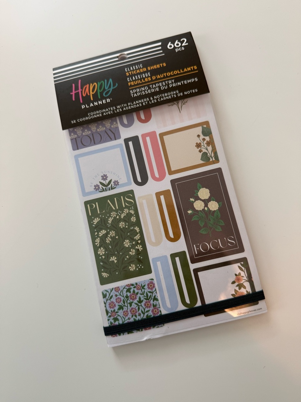 Happy Planner Classic Sticker Book - Spring Tapestry